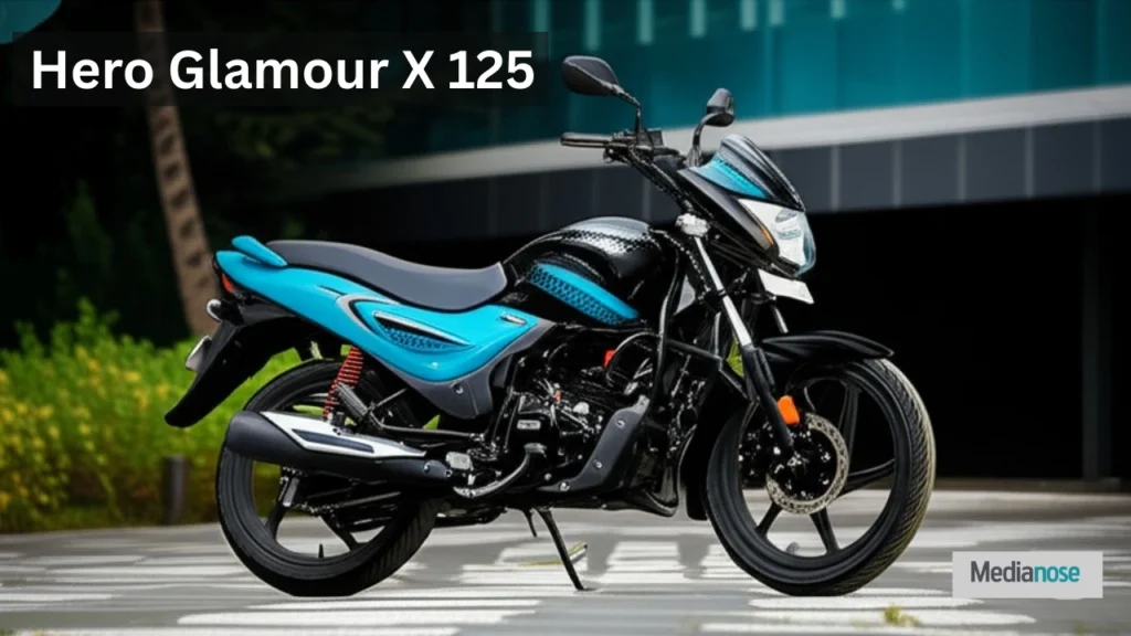 hero glamour x 125 launch in blue color