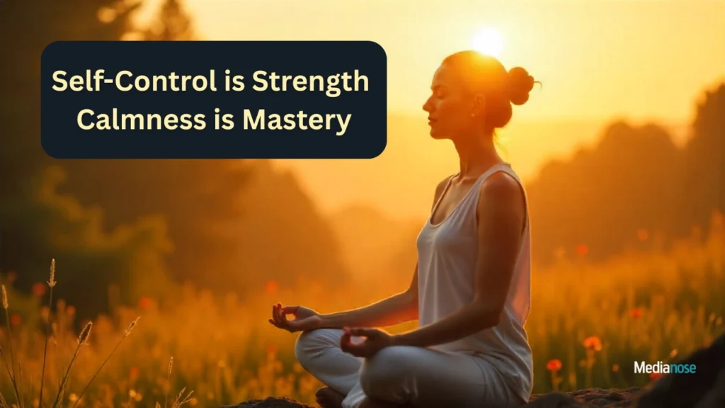 self-control is strength calmness is mastery you tymoff