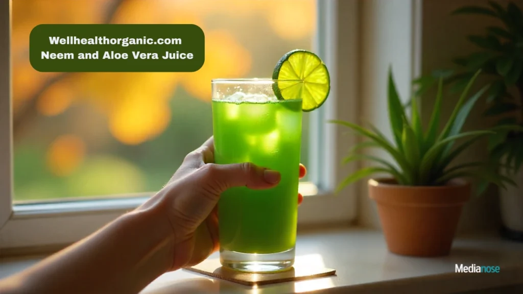 wellhealthorganic.com neem and aloe vera juice benefits