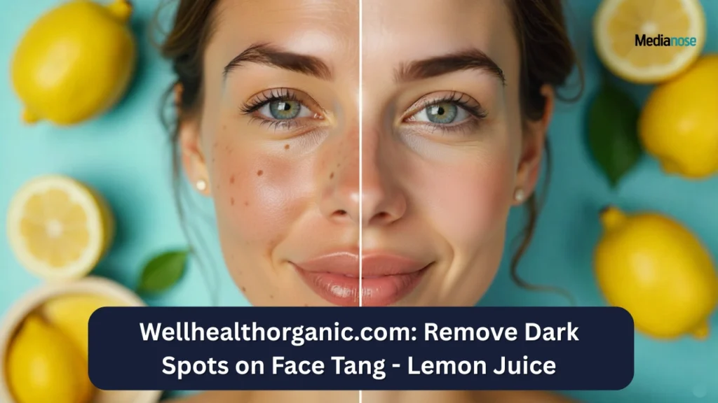 wellhealthorganic.com remove dark spots on face tang- lemon juice