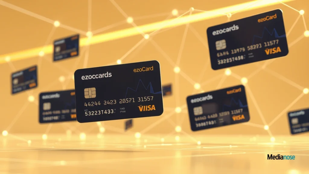 buy ezocards multiple ezocards hovering in mid-air