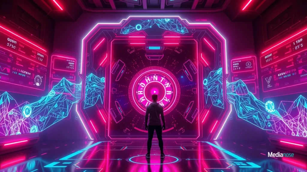 foullrop85j.08.47h gaming futuristic world filled with holographic interfaces