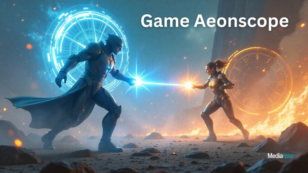 game-aeonscope-futuristic-battle-scene-showing players