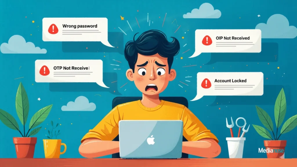 kibho-login-frustrated-user-surrounded-by-floating-error-messages