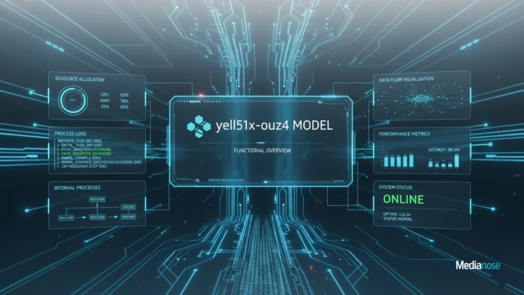 internal structure and behavior patterns of the yell51x-ouz4 model
