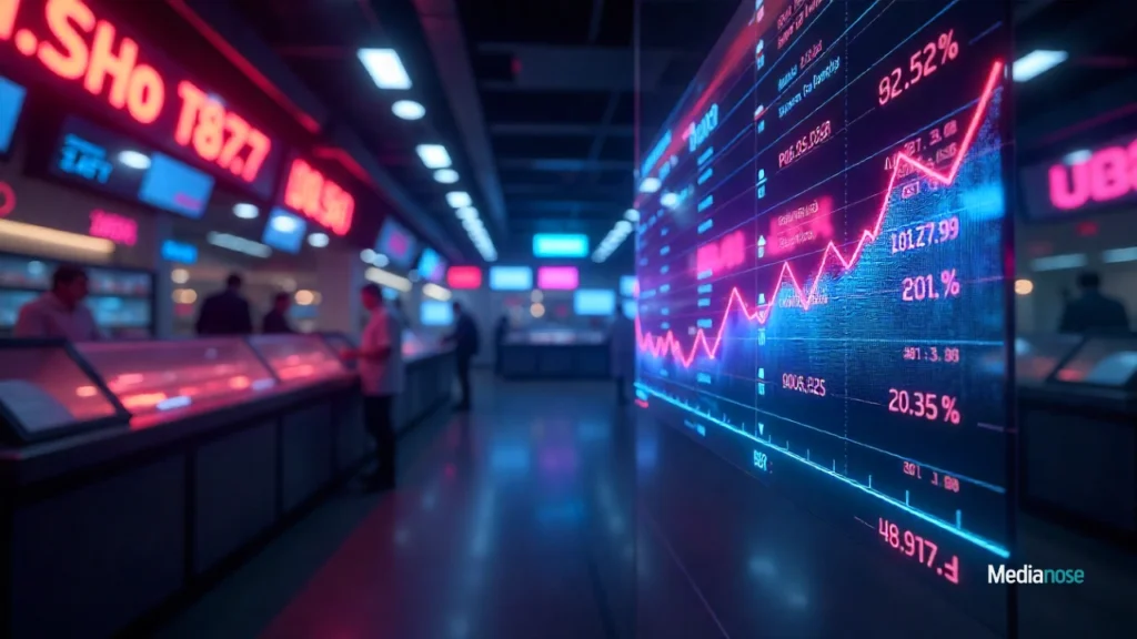 market scene showing charalabush price fluctuations