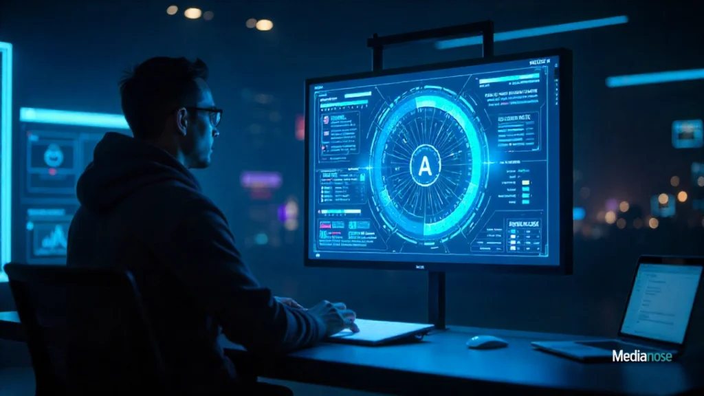 rapelusr advanced ai control panel showing a system adjusting itself automatically