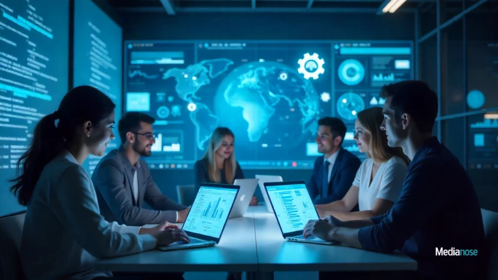 techehla com diverse group of people exploring technology on laptops