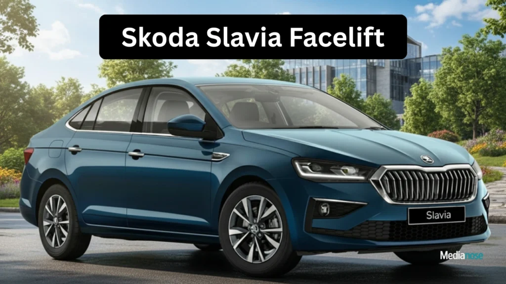 skoda-slavia-facelift-spotted-testing-car