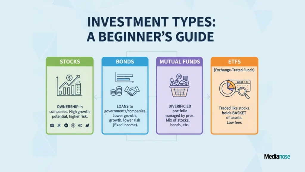 types of investments you can explore through titaniuminvest.com money