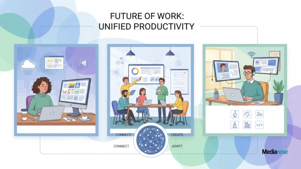 winqizmorzqux product workspace representing the next generation of productivity tools